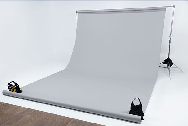 Alquiler de fondo de color gris Backdrop Medellín