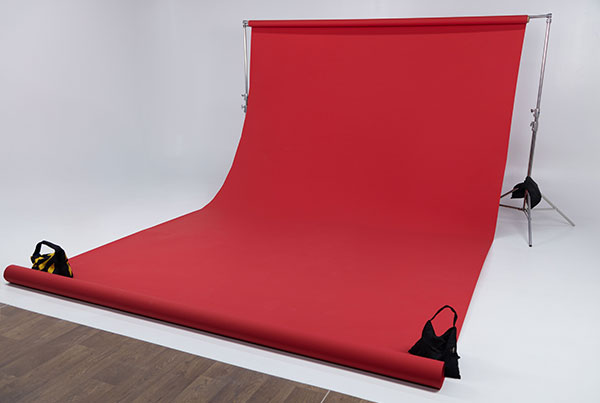 Alquiler de fondo de color rojo Backdrop Medellín