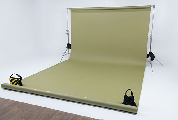 Alquiler de fondo de color verde oliva Backdrop Medellín