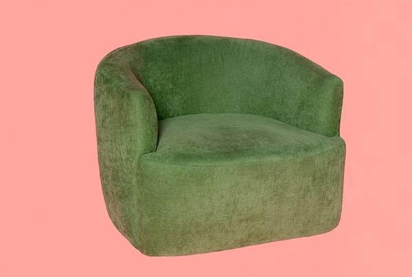 Alquiler de Sofá Individual Verde para Producciones y Fotografía | Medellín