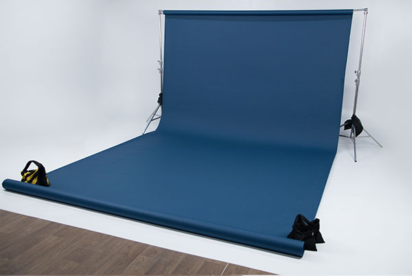 Alquiler de fondo de color azul oscuro Backdrop Medellín