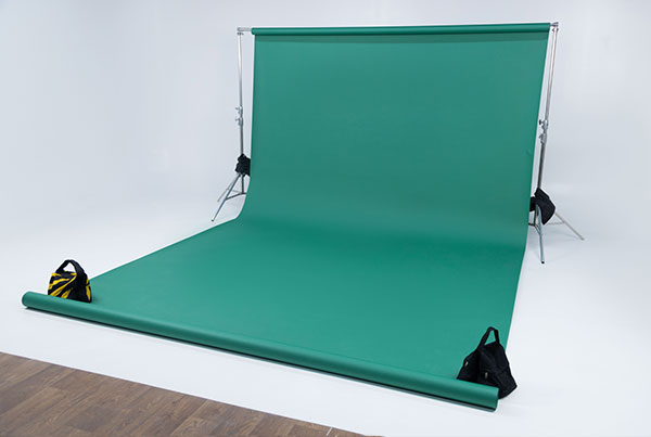 Alquiler de fondo de color verde Backdrop Medellín